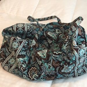 Large Vera Bradley travel duffel bag
